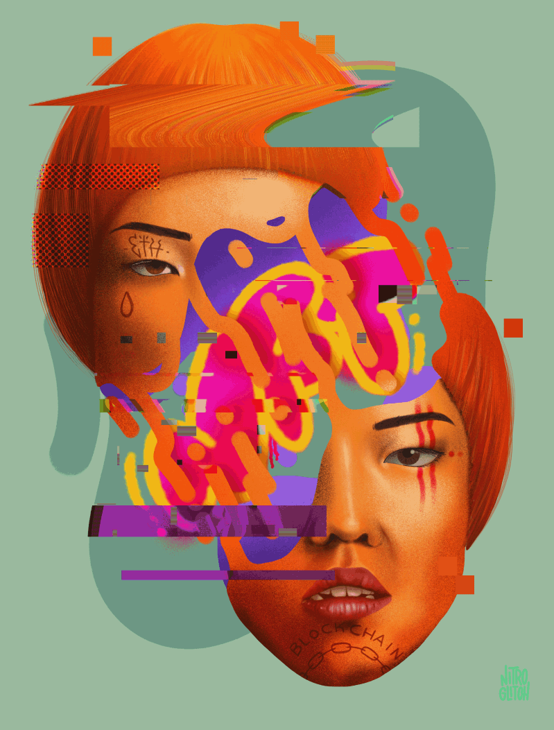 My Digital Mixed Media Portraits