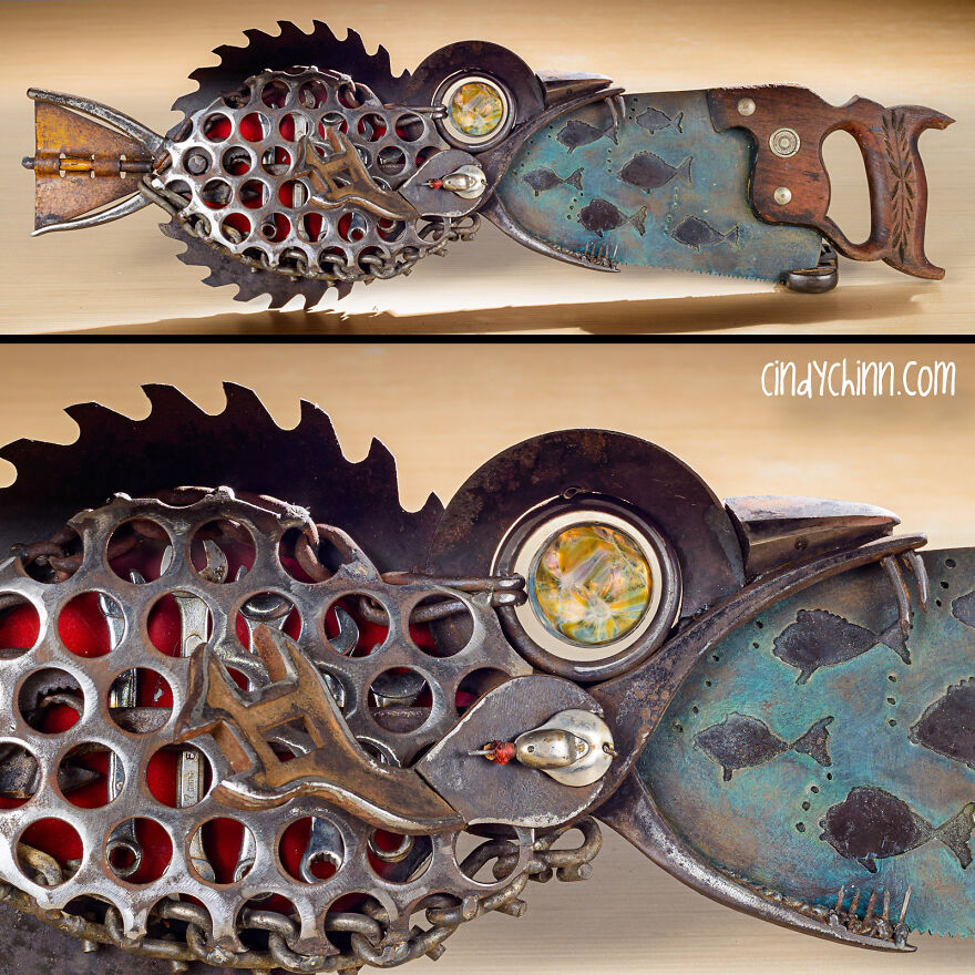 This Sawfish Traveled With Me To Doha, Qatar For A Metal Art Show!