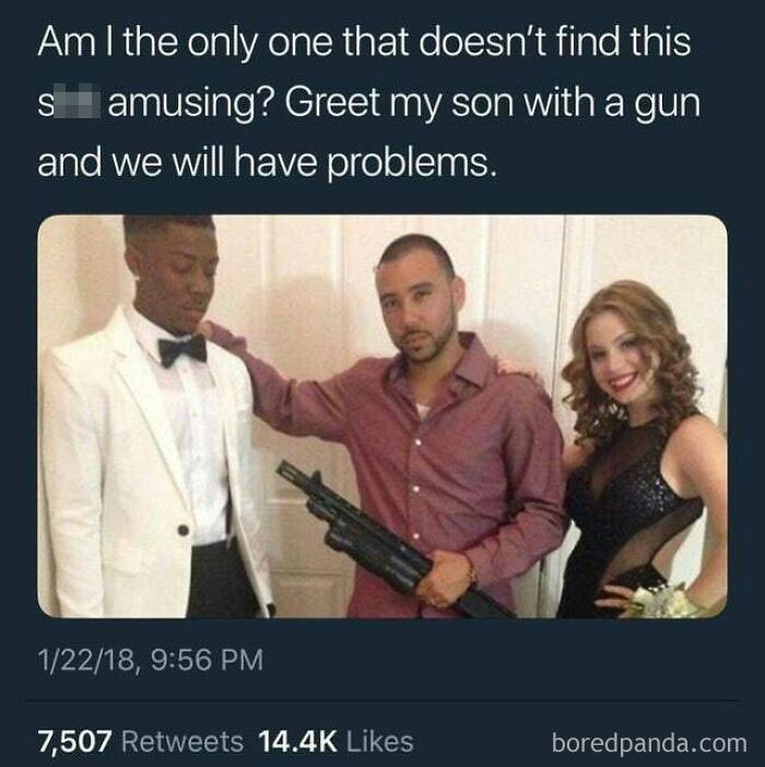 I Mean, I Understand Being Protective Of Your Daughter To A Point, But Come On...