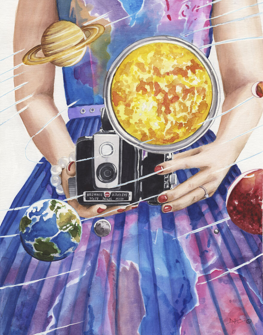 Picturing Space - 2020, Back In The Day My Grandmother Worked For National Advisory Committee For Aeronautics Which Later Became Nasa. Along Those Lines I Enjoy The Surreal World Of What Ifs.