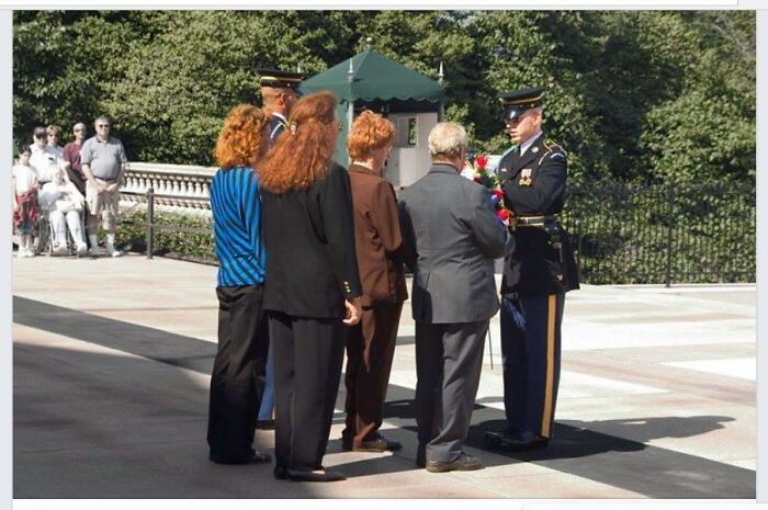 Transsexual Veterans At The Tomb Of The Unknown Soldier