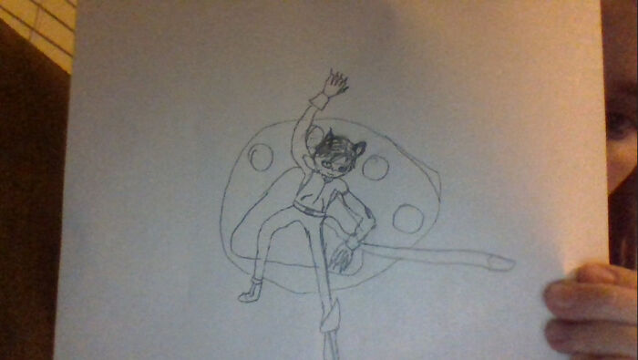 Chat Noir (Btw I Suck At Drawing.)