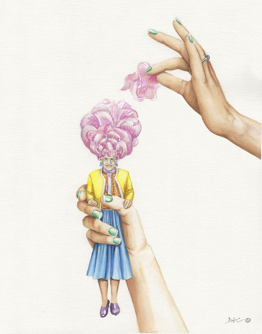 Sugar Sugar - 2020, The Daydreaming Possibilities... I Have A Fondness For Any Grandmotherly Type, Some Still Keep Their Hair Done Up Like Candy.