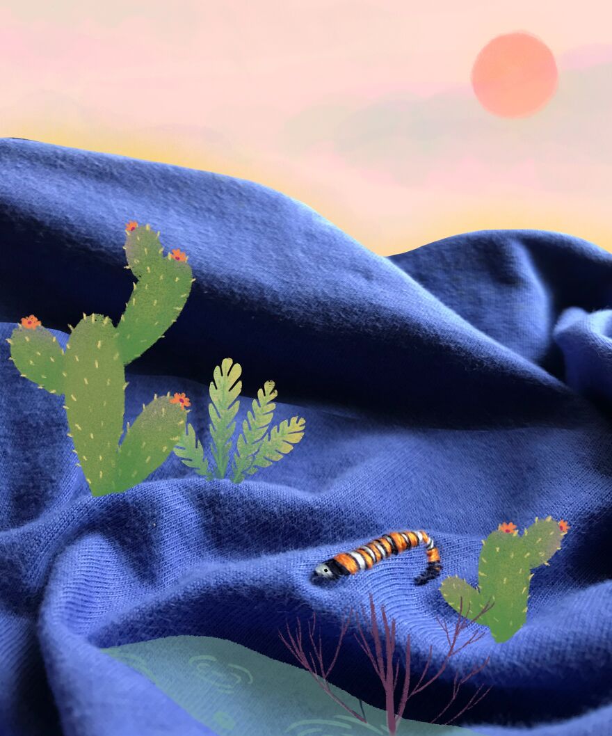 Tear Camouflaged As A Reptile