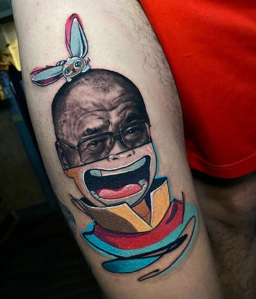 The French Tattoo Artist Produces Fantastic Tattoos In The Mixture Of 2 Styles