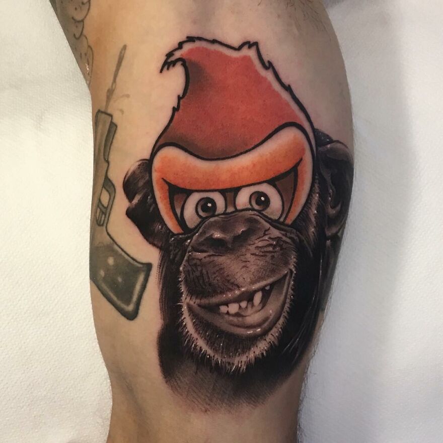 The French Tattoo Artist Produces Fantastic Tattoos In The Mixture Of 2 Styles