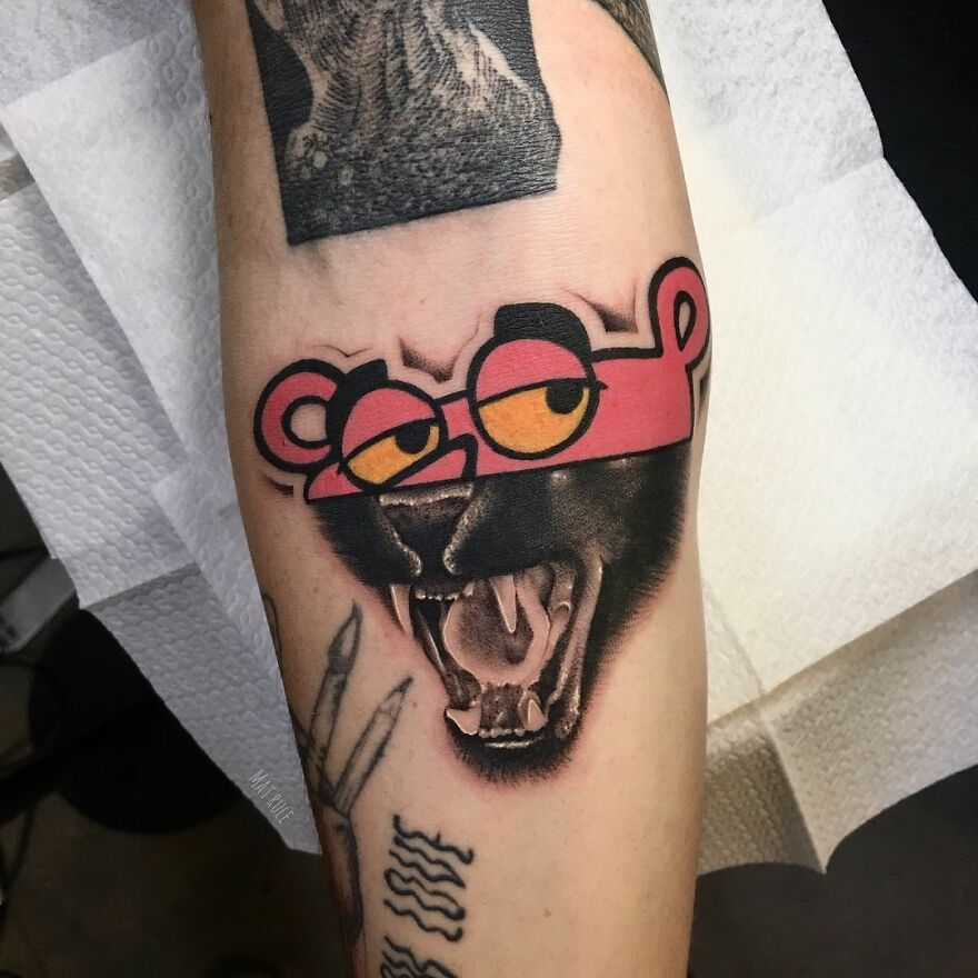 The French Tattoo Artist Produces Fantastic Tattoos In The Mixture Of 2 Styles