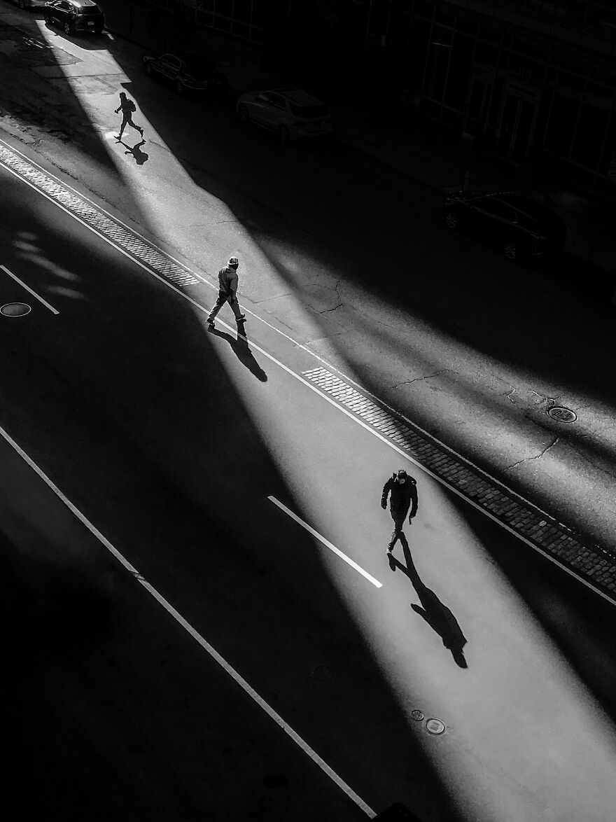 Street Photography, 1st Place: Stuart Street, Boston By Jeff Larason