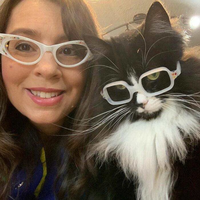 Truffles The Cat Helps Kids Feel Comfortable With Fearing Glasses When They Go To Optometrist Truffles The Cat Helps Kids Feel Comfortable With Fearing Glasses When They Go To Optometrist