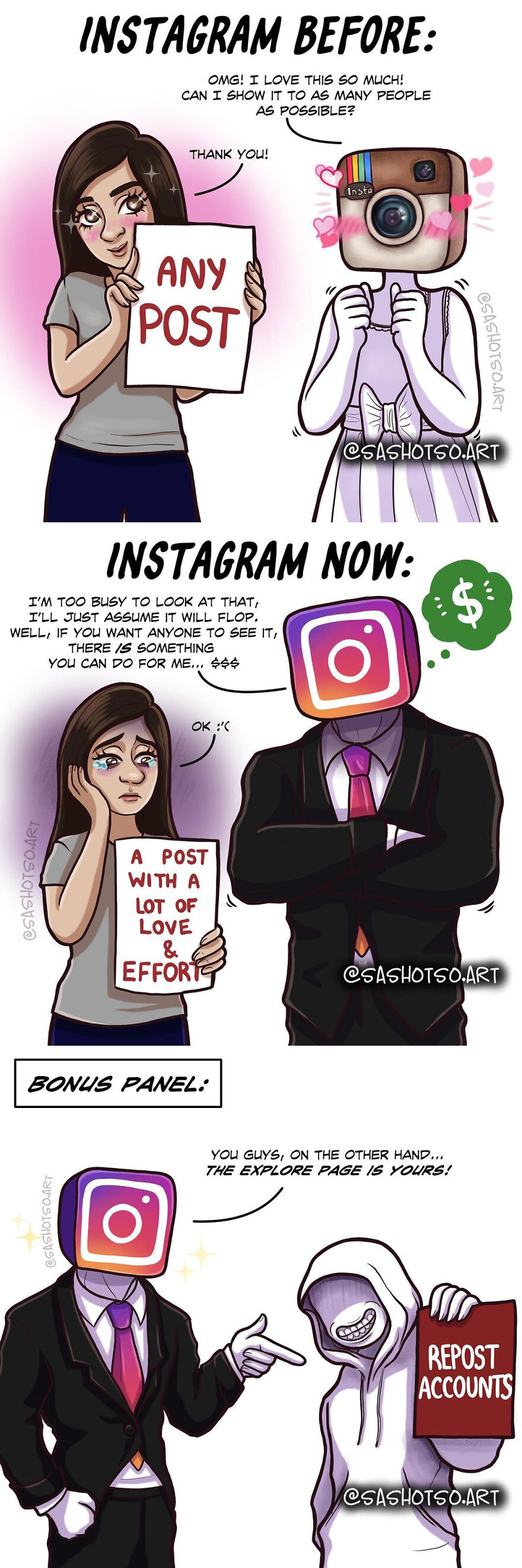 Funny-Comics-Everyday-Life-Relationships-Girl-Problems-Sasha-Tsoysashotso-Art