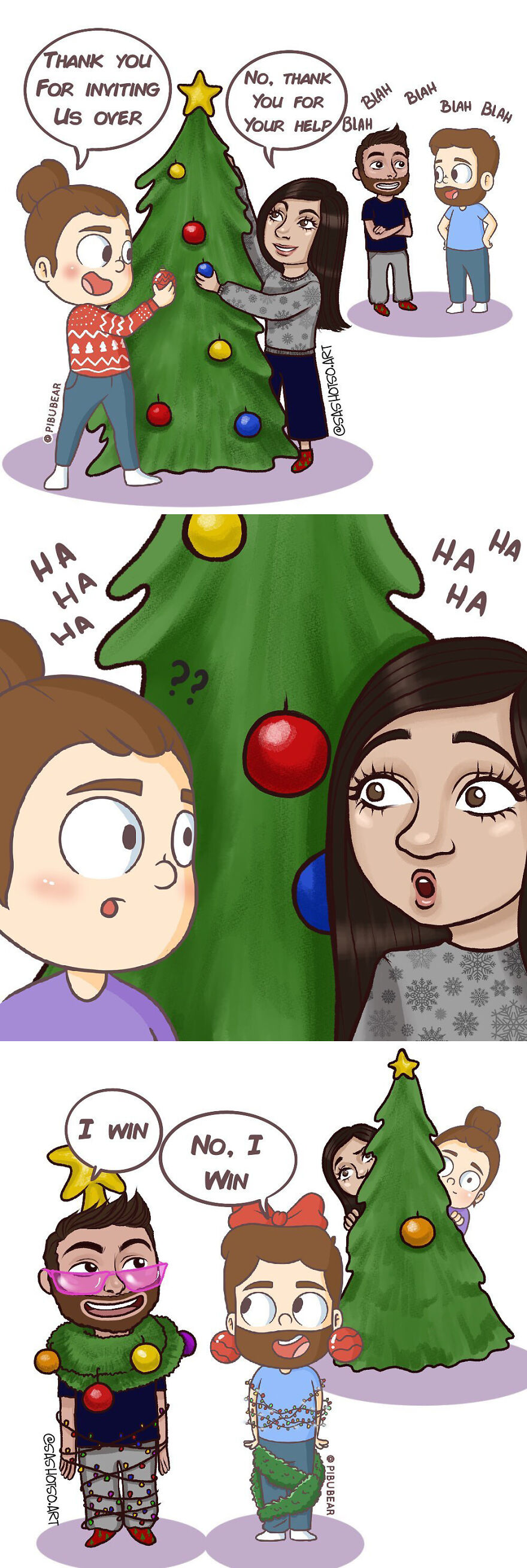 Funny-Comics-Everyday-Life-Relationships-Girl-Problems-Sasha-Tsoysashotso-Art