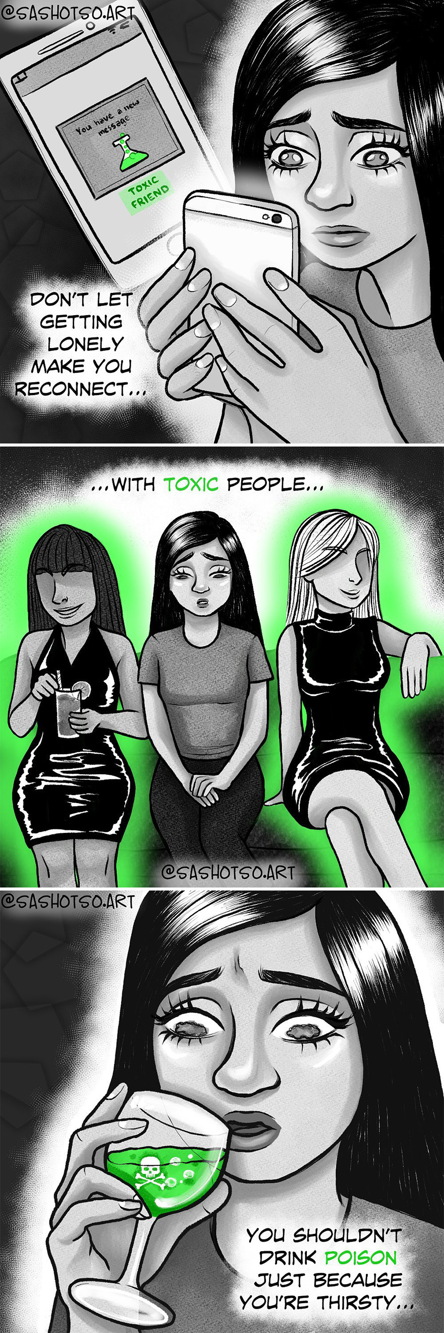 Funny-Comics-Everyday-Life-Relationships-Girl-Problems-Sasha-Tsoysashotso-Art