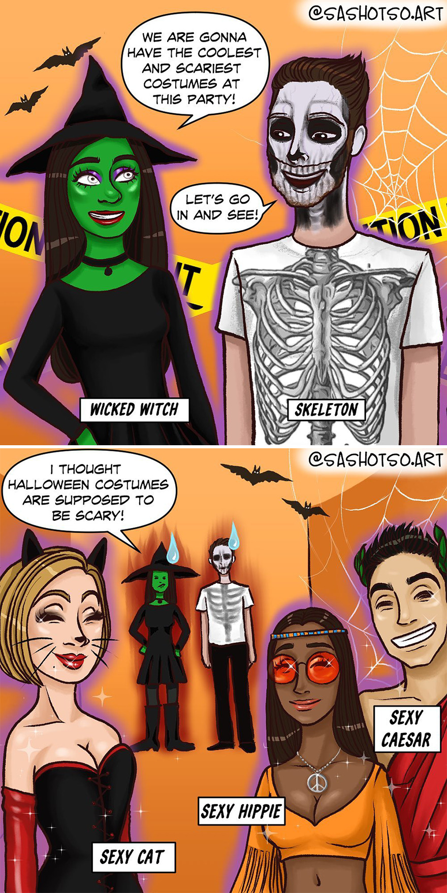 Funny-Comics-Everyday-Life-Relationships-Girl-Problems-Sasha-Tsoysashotso-Art