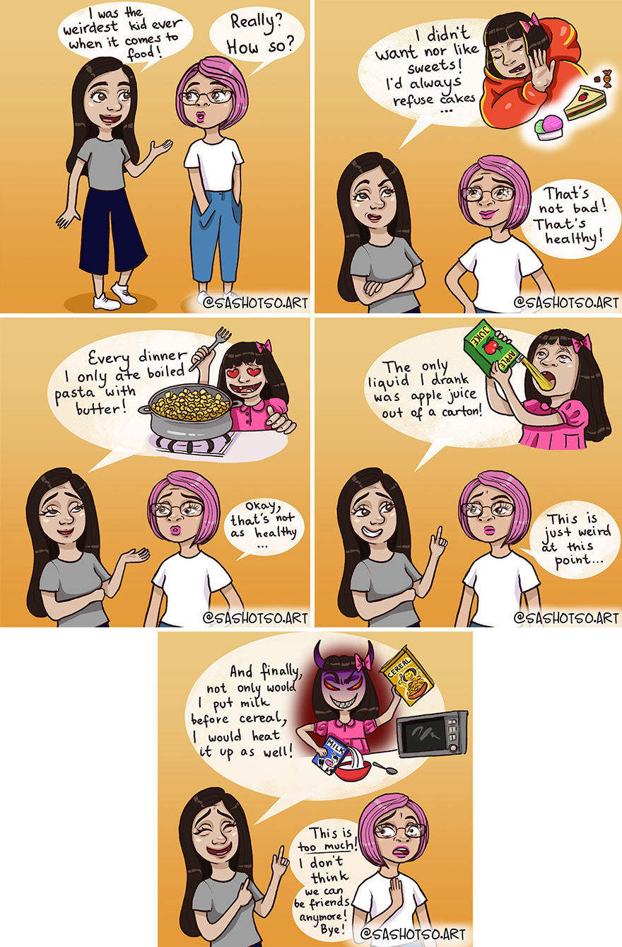 Funny-Comics-Everyday-Life-Relationships-Girl-Problems-Sasha-Tsoysashotso-Art