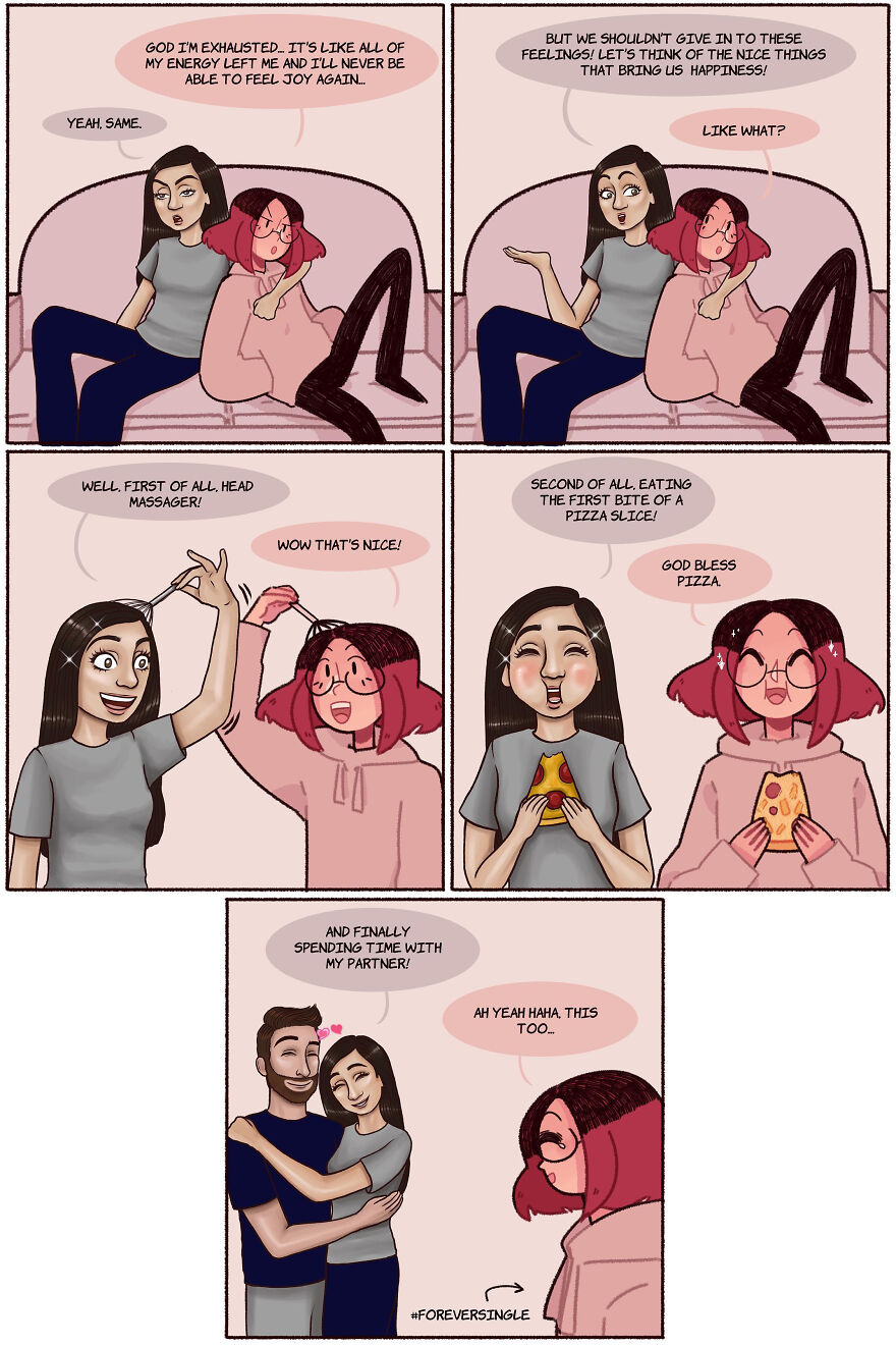 Funny-Comics-Everyday-Life-Relationships-Girl-Problems-Sasha-Tsoysashotso-Art