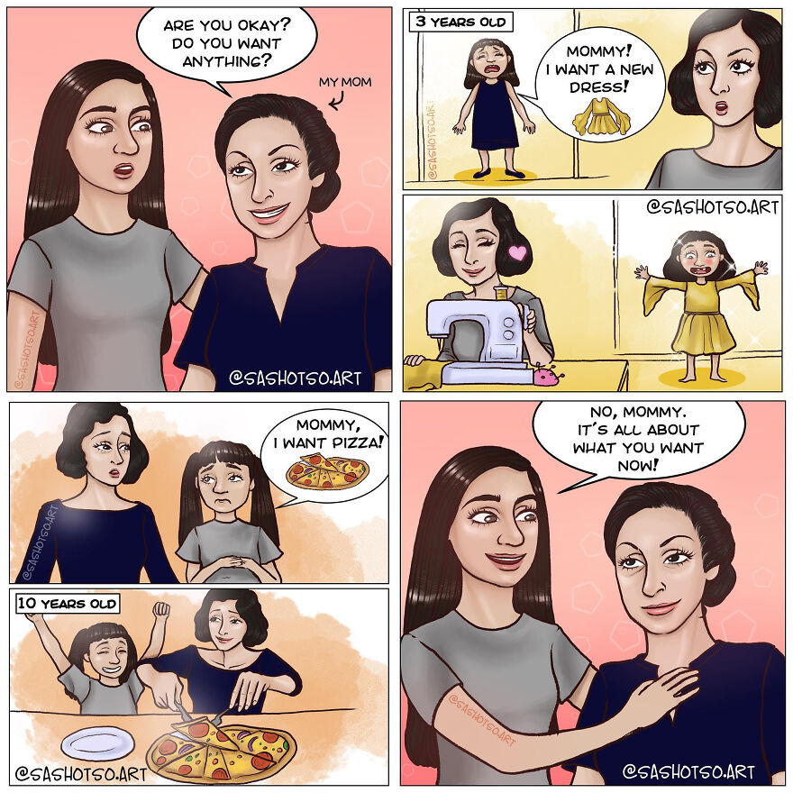 Funny-Comics-Everyday-Life-Relationships-Girl-Problems-Sasha-Tsoysashotso-Art