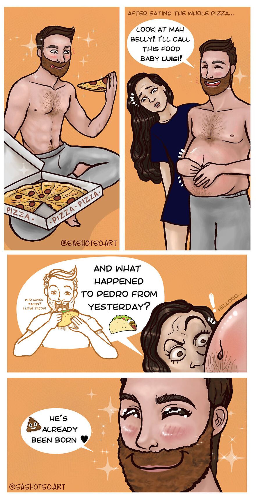 Funny-Comics-Everyday-Life-Relationships-Girl-Problems-Sasha-Tsoysashotso-Art