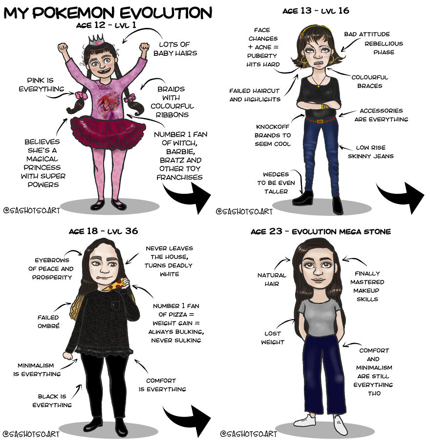 Funny-Comics-Everyday-Life-Relationships-Girl-Problems-Sasha-Tsoysashotso-Art