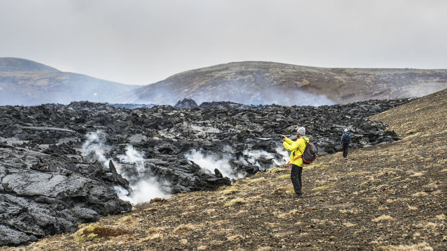 I Hiked To Discover The Youngest Volcano In Iceland