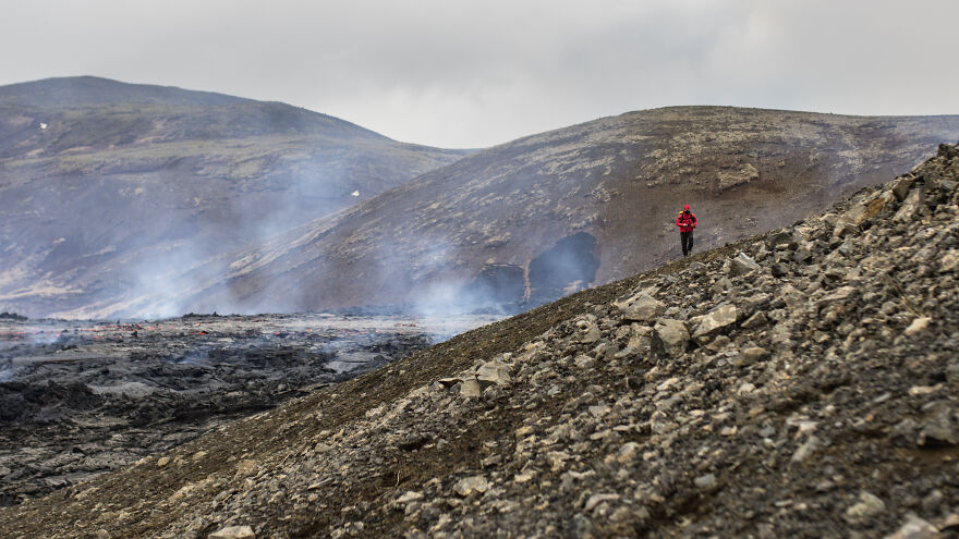 I Hiked To Discover The Youngest Volcano In Iceland
