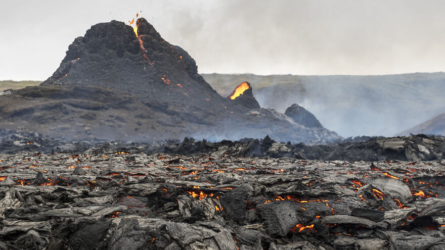 I Hiked To Discover The Youngest Volcano In Iceland