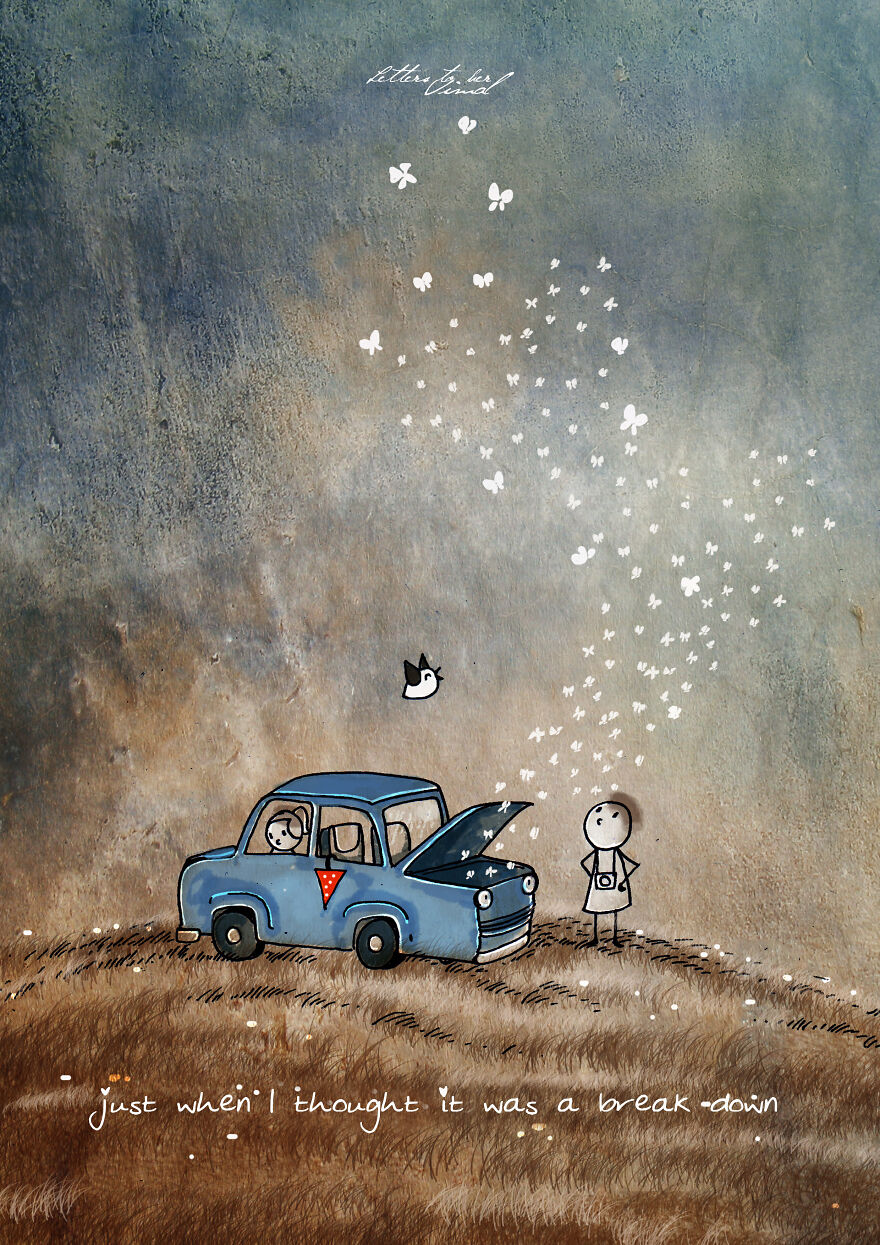 Indian Artist Make Beautiful Surreal Illustrations About Love And Life