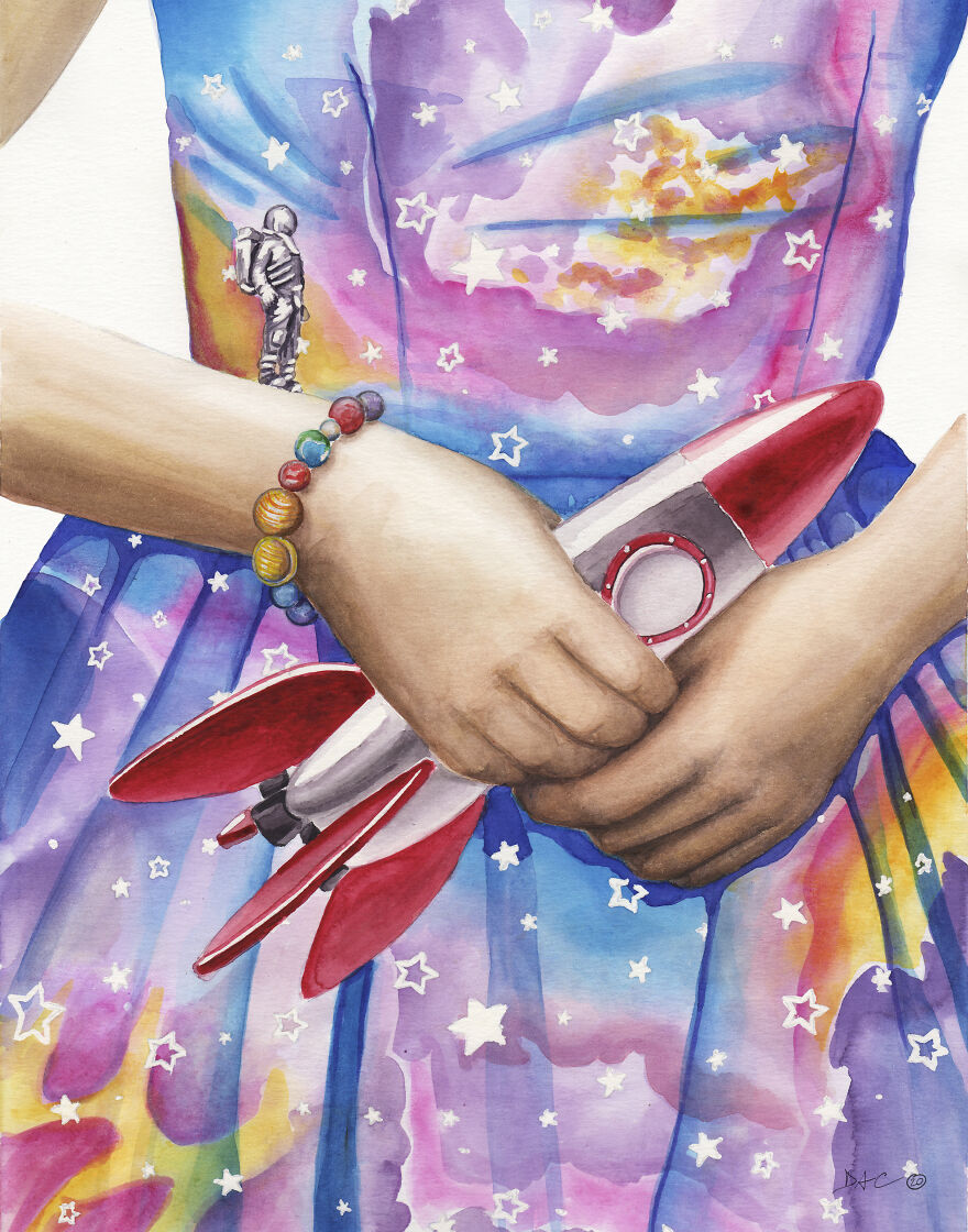 Voyage To The Beyond - 2020, Back In The Day My Grandmother Worked For National Advisory Committee For Aeronautics Which Later Became Nasa. She Was A Math Major Who Wrote Early Code, And This Is An Homage Those Times.