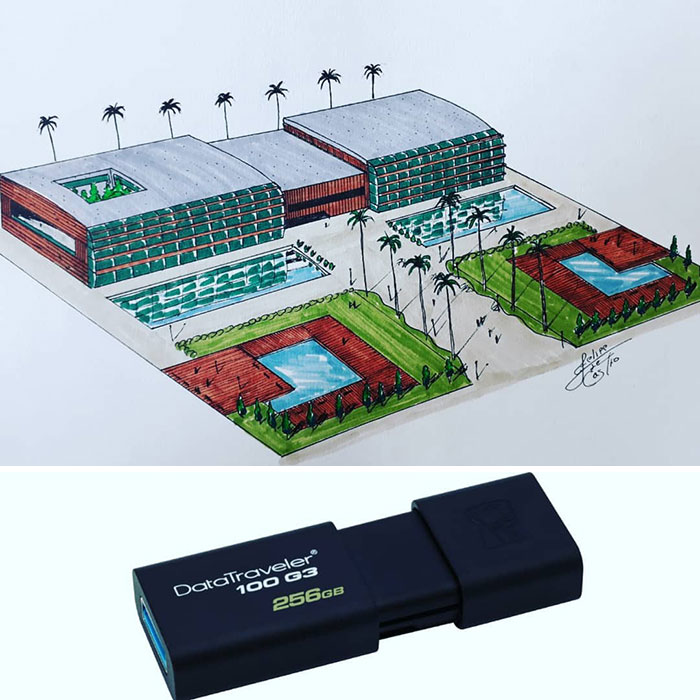 Architecture-Drawings-Everyday-Objects-Transformed-Into-Buildings-Felipe-De-Castro