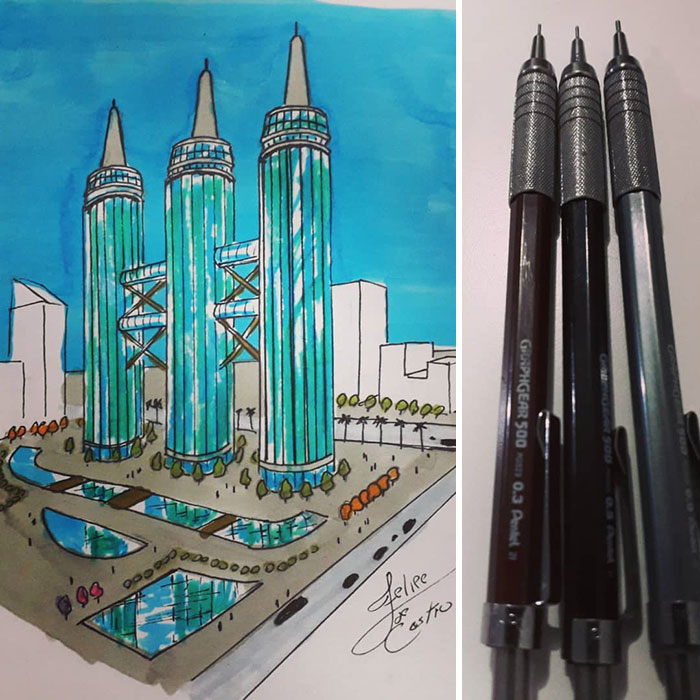 Architecture-Drawings-Everyday-Objects-Transformed-Into-Buildings-Felipe-De-Castro