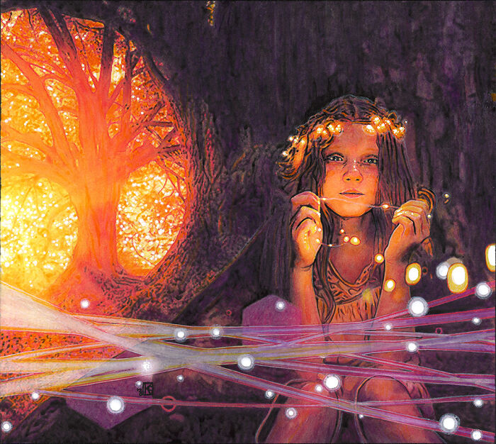 World On Fire - One Of My First Paintings Based On Social Issues, Like Climate Change.