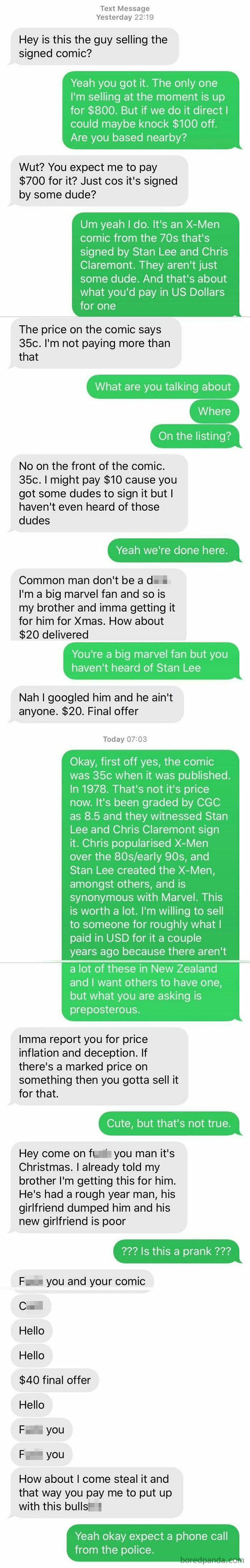 “Hey You Should Put Your Phone Number In The Ad So People Can Contact You And Ask You More Questions!” Great Idea Brain