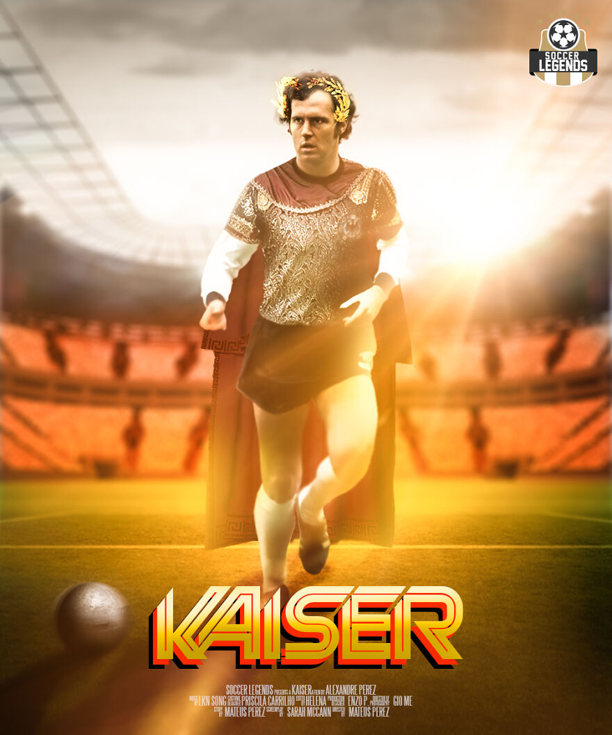 I Created 40 Posters For Legendary Soccer Players