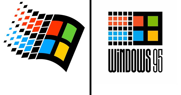 Artist Redesigns Popular Logos In An Old-School Style (80 Pics)