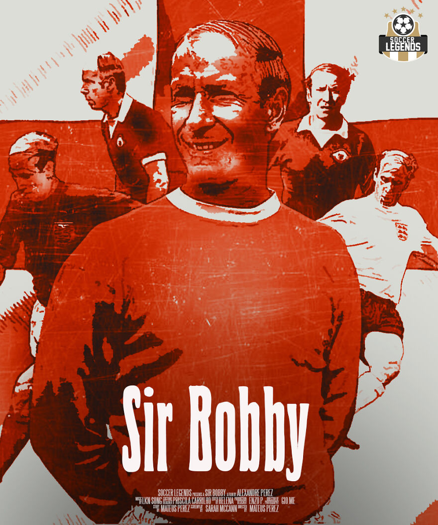 I Created 40 Posters For Legendary Soccer Players