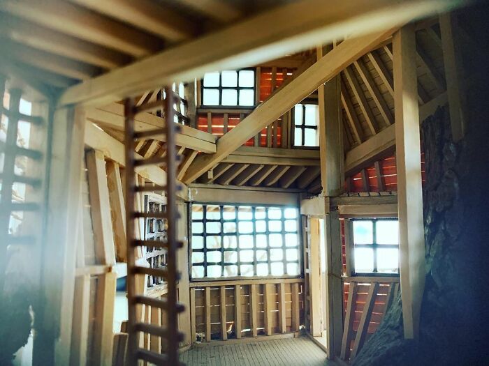 24 Photos Of Tiny Treehouses Handcrafted Within Bonsai Trees By The Late Dave Creek