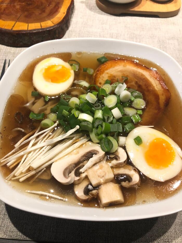 First From Scratch Ramen. Even The Soba Noodles Made By Myself.