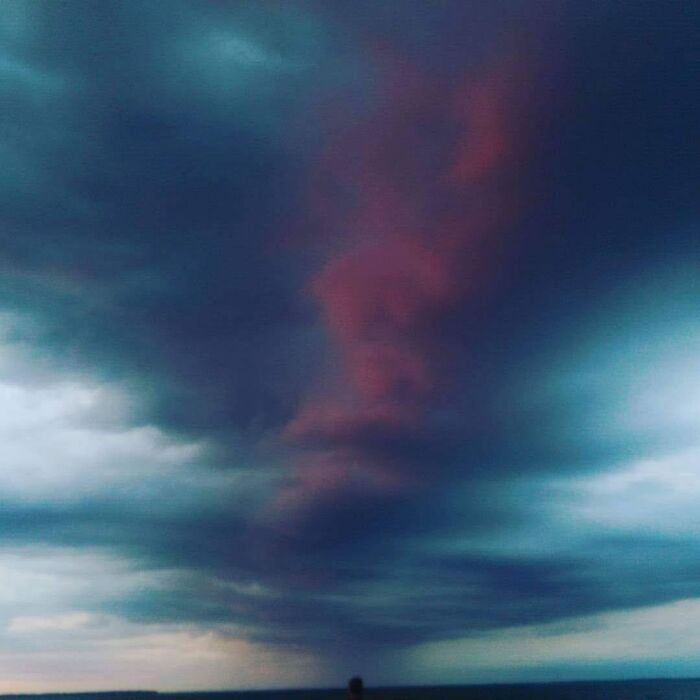 A Storm Coming In Over Ottertail Lake In Mn.