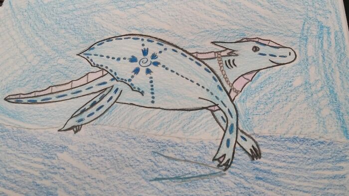 Princess Anemone. Paper & Pencil.