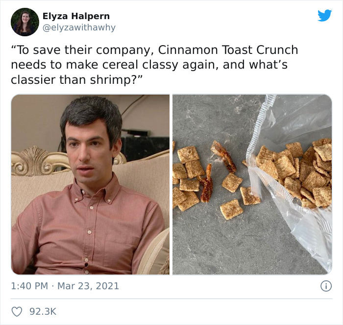 Person Finds Shrimp Tails In His Cinnamon Crunch Cereal, The Company Says It&rsquo;s Just &lsquo;Sugar&rsquo;, People React With Memes