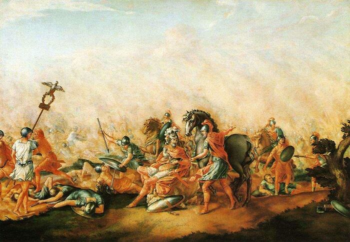 Til During The Battle Of Cannae, Hannibal Encircled The Entire Roman Army With His Troops And Killed Between 50,000 - 70,000 Roman Soldiers While Loosing Only 6,000 Of His Own Men. Today This Battle Is Often Considered To Be The Perfect Defeat Of An Enemy Army.
