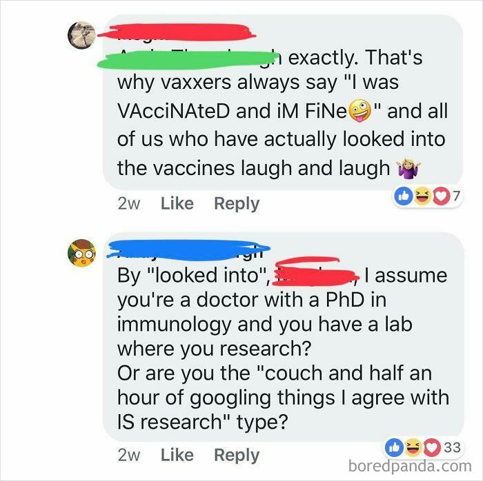 Anti Vaxxers Never Change