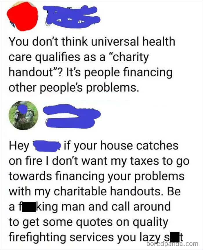 It's A Charity Handout