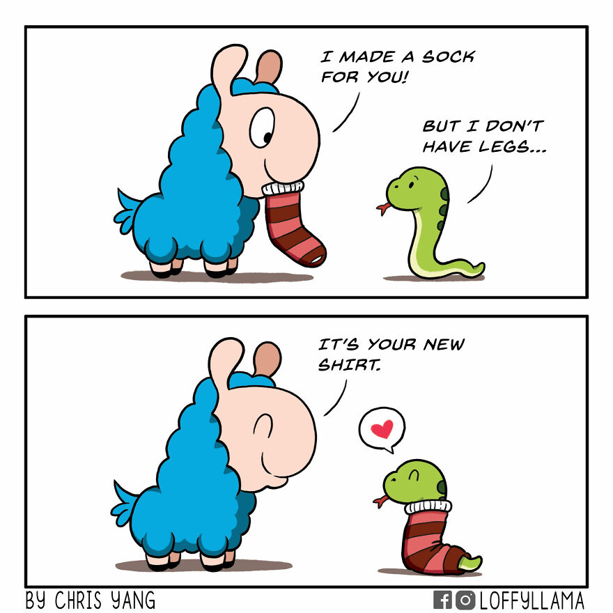 I Create These Adorable Animal Comics To Brighten Your Day(20 New Pics)