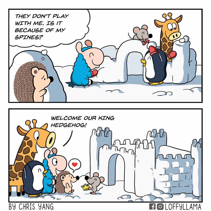 I Create These Adorable Animal Comics To Brighten Your Day(20 New Pics)