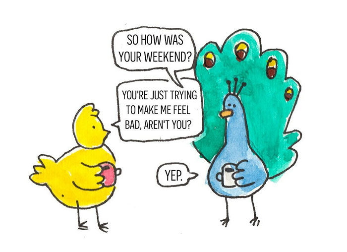 I Draw Silly Comics About My Mental Health To Help Me Deal With Depression And Anxiety (37 Pics)