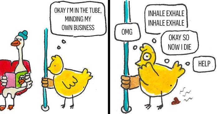 I Draw Silly Comics About My Mental Health To Help Me Deal With Depression And Anxiety (37 Pics)