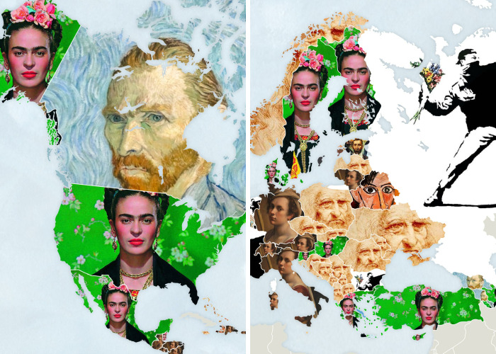 We Created Maps Reveal The Most Googled Artist In Every Country