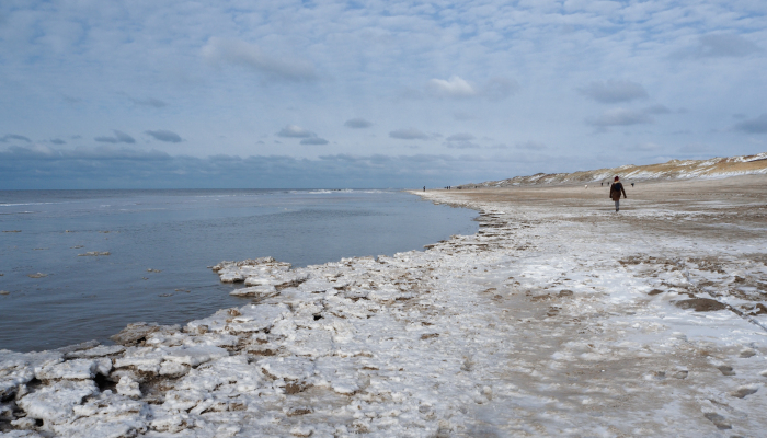 I Captured Snow And Ice On A Beautiful Dutch Beach
