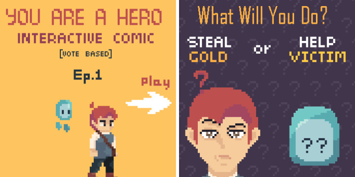 I Created An Interactive Comic Where You Are The Hero
