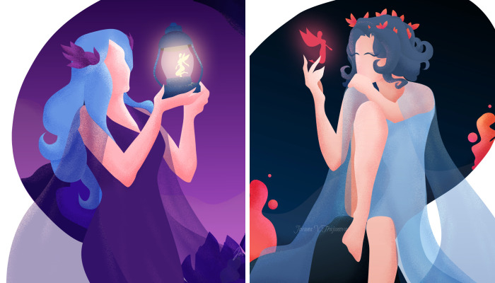 I Made These Fantasy Themed Illustrations During The Pandemic To Keep Some Optimism And Colorfulness In The Grim Reality